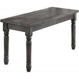 ACME Wallace Bench in Weathered Gray