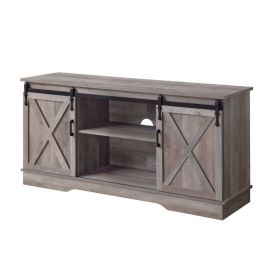 ACME Bennet TV Stand, Gray Finish 