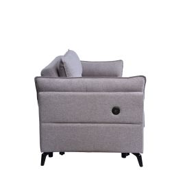 ACME Helaine Sleeper Sofa, Gray Fabric 55560