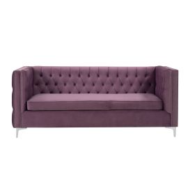 ACME Rhett Sectional Sofa, Purple Velvet