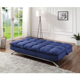 ACME Petokea Adjustable Sofa, Blue Fabric
