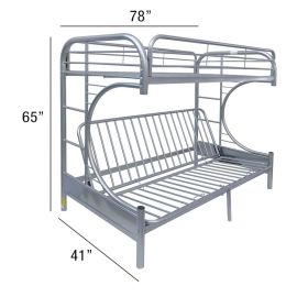 ACME Eclipse Bunk Bed (Twin/Full/Futon) in Silver