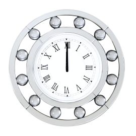 ACME Boffa Wall Clock in Mirrored