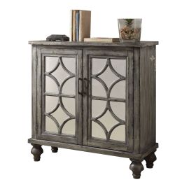 ACME Velika Console Table in Weathered Gray