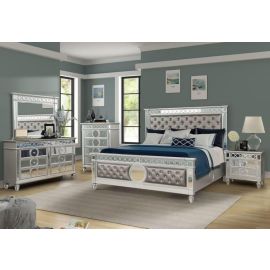 Galaxy Symphony 5 Pc Queen Bed Silver