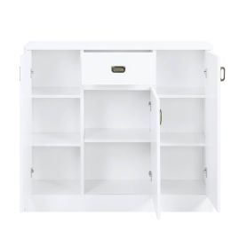 ACME Pagan Server in White High Gloss Finish