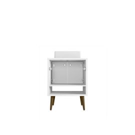 Liberty 23.62 Bathroom Vanity with Sink and 2 Shelves in White
