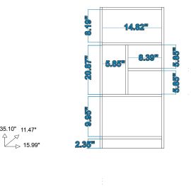 Manhattan Comfort Valenca Bookcase 2.0 with 5 shelves in White