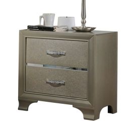 ACME Carine Nightstand in Champagne