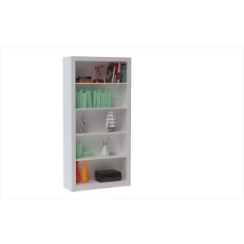 Manhattan Comfort Olinda Bookcase 1.0 with 5 shelves in White
