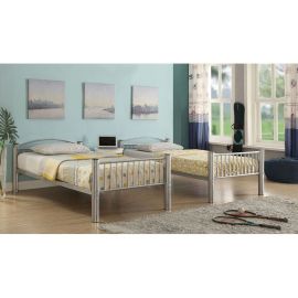 ACME Cayelynn Bunk Bed (Twin/Twin) in Silver