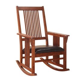 ACME Kloris Rocking Chair in Tobacco 59214