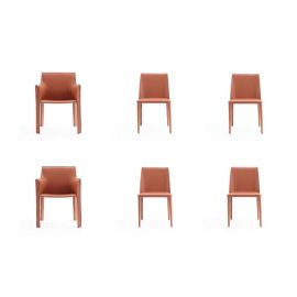 Manhattan Comfort Paris Clay Dining Chairs (Set of 8)