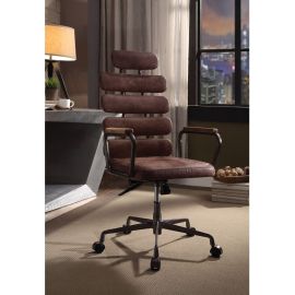 ACME Calan Office Chair in Vintage Whiskey Top Grain Leather