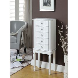ACME Tammy Jewelry Armoire in White