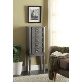 ACME Tammy Jewelry Armoire in Silver