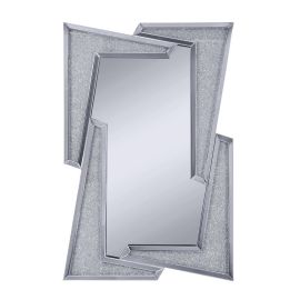 ACME Noralie Wall Decor in Mirrored & Faux Diamonds