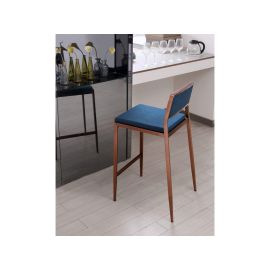 Whiteline Clifton Counter stool Teal Blue