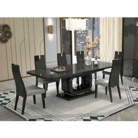 Whiteline Los Angeles Extendable Dining Table Grey