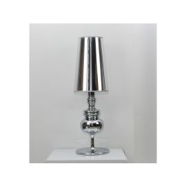 Whiteline Daniel Table Lamp Silver